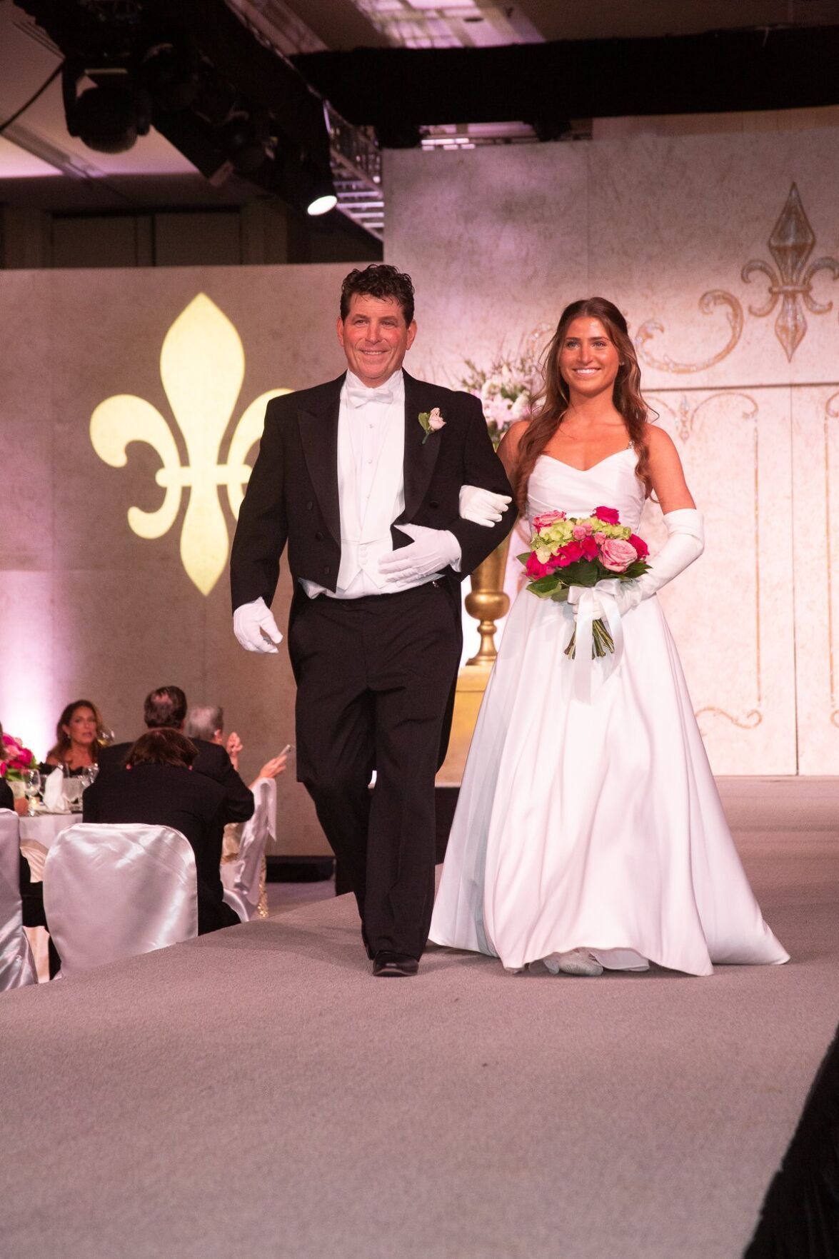 Mr. James Robert Busch, with Miss Caroline Margaret Busch
